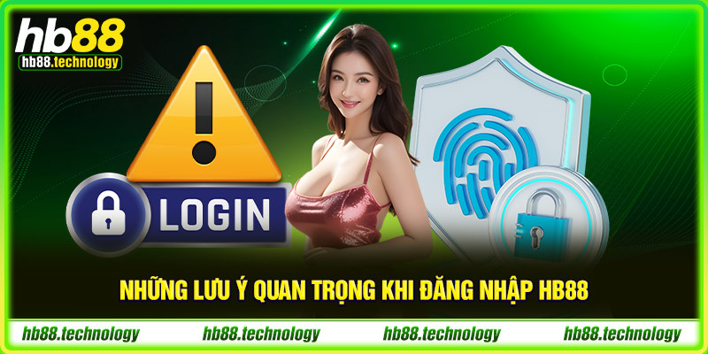 (Những lưu ý quan trọng khi đăng nhập HB88)